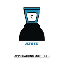 Azote Bouteille medium 3,7m3 Réf. G250 / I4001M20R2A001