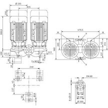 Circulateur Collectif EC verotwin-dpl80/115-2,2/2-ie3 Réf. 2121271