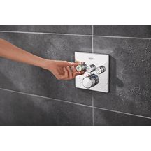 Pack douche encastrée Rainshower SmartActive 310 Cube Chromé Grohtherm SmartControl Réf. 34864000