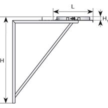 Support mural THERMINOX TI, diamètre 130 mm SMI 130 TZ Réf. 20130056/9999