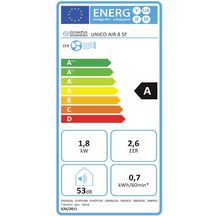 Climatiseur monobloc sans unité extérieure froid seul Unico air 8SF classe énergétique A Réf 01503