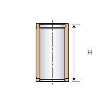 Elément droit THERMINOX ZI, diamètre 150 mm, Lg: 45 cm ED 450 150 ZI Réf. 23150004/9999