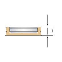 Tampon bas de conduit THERMINOX TI, diamètre 130 mm TI 130 TZ Réf. 21130091/9999