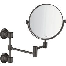 AXOR Montreux Miroir grossissant concave, Noir chromé brossé