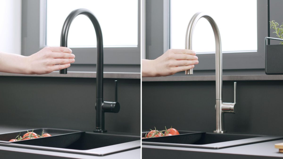 hansgrohe Talis M54 Mitigeur de cuisine 210, avec douchette extractible 2 jets, Aspect acier inox