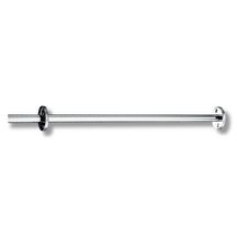 Porte-rideau droit tube Inox D 16 poli brillant L 2 m réf. 356