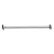 Porte-rideau droit extensible tube Inox poli brillant D 20 réf. 359