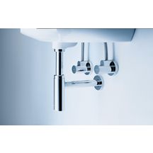 hansgrohe ​Siphon Flowstar S, Aspect acier inoxydable