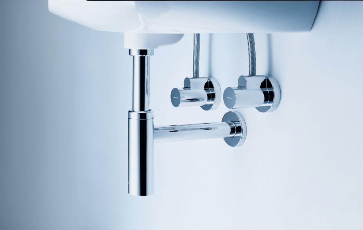 hansgrohe ​Siphon Flowstar S, Aspect acier inoxydable