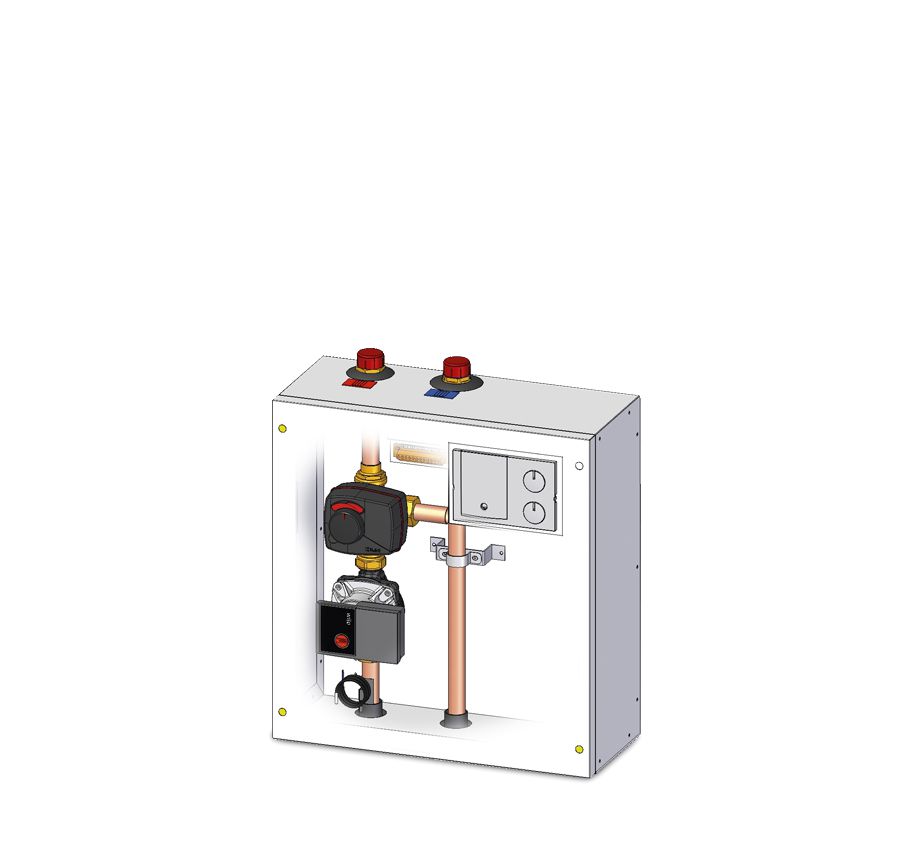 Module hydraulique avec collecteur départ et collecteur retour pour fonctionner apres BT kit BT M Réf TKITBT0000