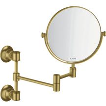 AXOR Montreux Miroir grossissant concave, Laiton brossé