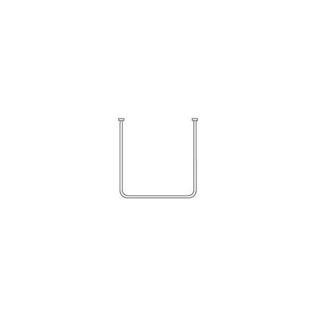 Rail en U, 820 x 1720 x 820 mm, pour receveurs de 820 x 1800 mm, Réf. 24026