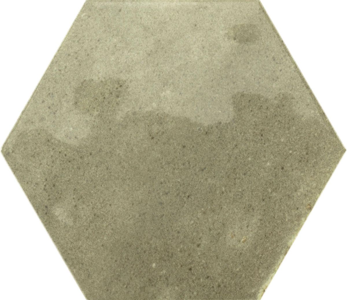 Grès cérame émaillé Barwolf Loft savannah green brillant hexagone 17,3 x 15 cm KE-22107