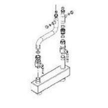 Kit de découplage hydraulique pré dimensionné composé de : Bouteille de découplage avec purgeur automatique et vanne de chasse Soupape de sécurité Vannes d’isolement Collecteurs hydraulique DN 80 Support autoportant