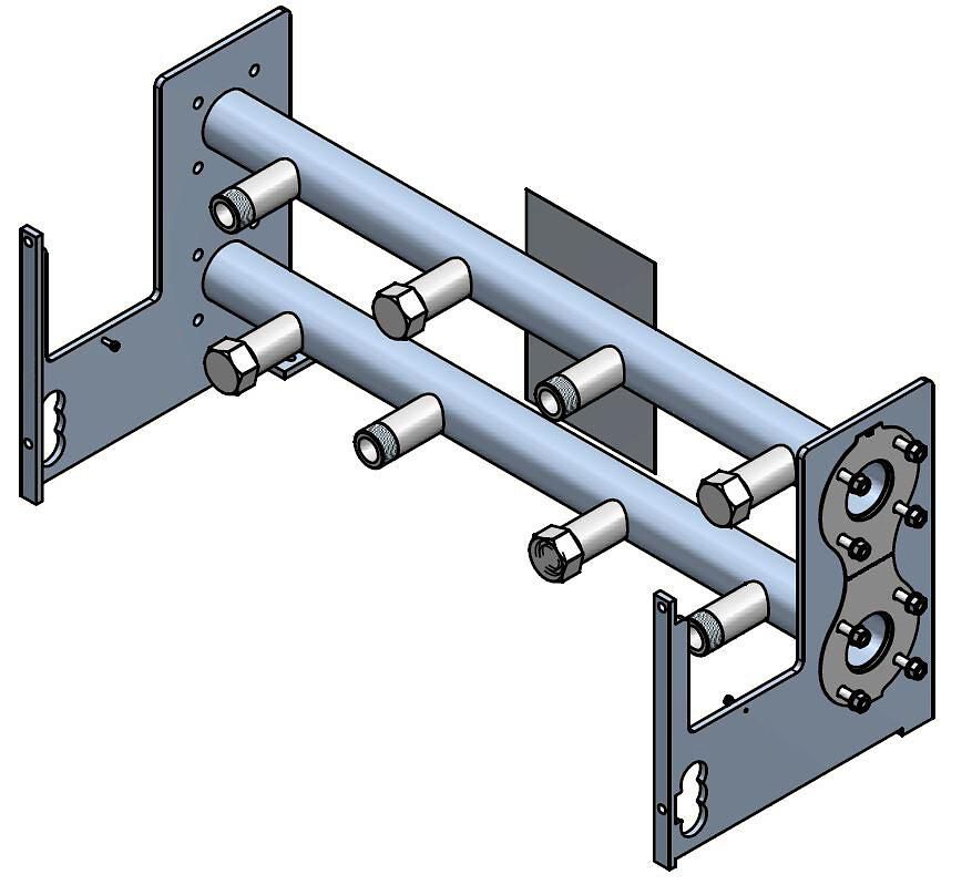 Collecteur hydraulique DN65-2 pour cascade de 2 chaudières MCA