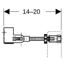 Set de fixations pour montage DUOFIX II en angle Réf. 111.835.00.1