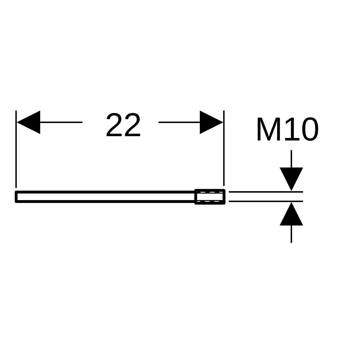 Set de prolongation DUOFIX System pour jeu de fixations Réf. 111.887.00.1