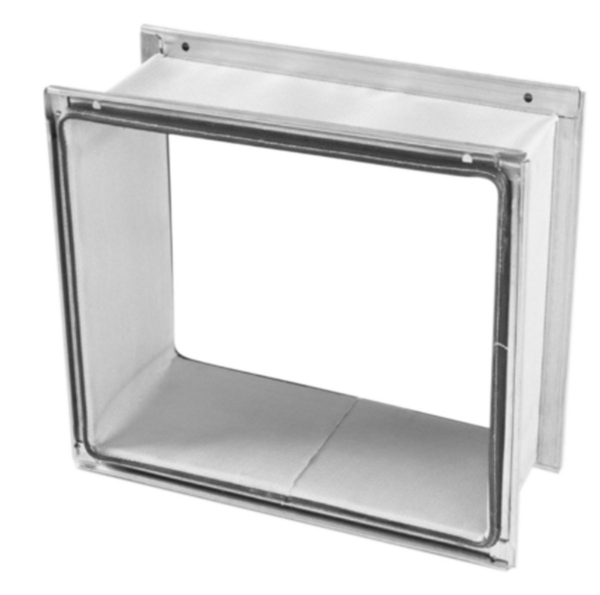 Manchette souple rectangulaire 700x800 pour Serencio P SW 4000 et 5000 - à monter sur chantier - limite la transmission de vibration le long du réseau de gaine