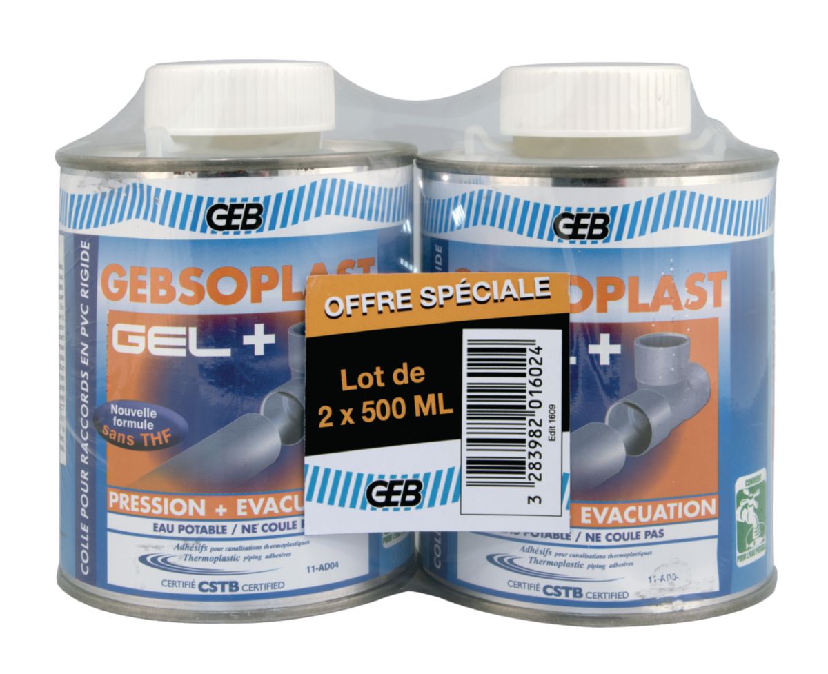 Lot gebsoplast gel plus 500 ml Réf 201602