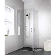 Paroi de douche Liga LI 1ER 07820 1AR argent mat verre clair Réf. 1403032295