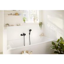 Mitigeur bain-douche  Rebris S avec Cartouche à 2 vitesses Noir mat Réf. 72443670