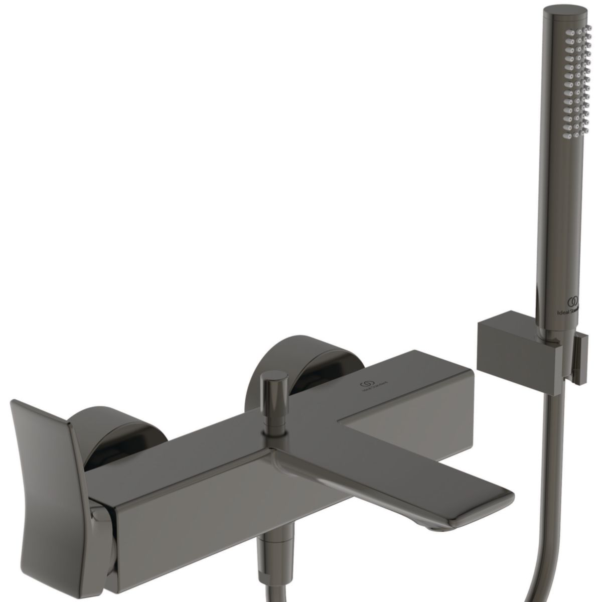 Mitigeur bain-douche CONCA av set douche gris magnétique Réf. BC763A5