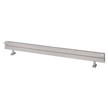 Radiateur eau chaude Acova Fassane Pack plinthe, double sans ailettes, puissance 535W (dT50), hauteur 396 mm, largeur 1000 mm, 4 éléments, racc. par le bas, entraxe 50 mm côté, insert latéral haut, appareil réversible G/D, Blanc RAL 9016 Réf. CVXD-029-100