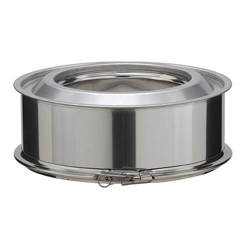 Elément droit INOX-INOX, diamètre 230 mm, Lg: 10 cm ED 100 230 I Réf. 31230002/9999