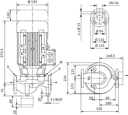 Circulateur Collectif EC veroline-ipl40/130-2,2/2-ie3 Réf. 2121202