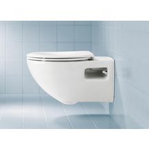 Abattant double inox blanc réf. 64290000