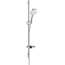 hansgrohe Raindance Select S Ensemble de douche 120 3jet EcoSmart avec barre Unica'S puro 90 cm et porte-savon, Chrome