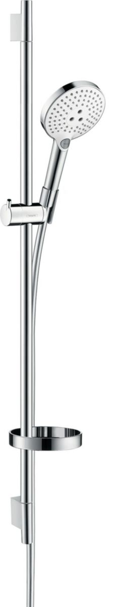 hansgrohe Raindance Select S Ensemble de douche 120 3jet EcoSmart avec barre Unica'S puro 90 cm et porte-savon, Chrome