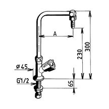 Colonne a rejet fixe ed 10 q 1/2 lg 102