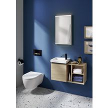 Meuble sous lave-mains 53 cm Geberit iCon 1 tiroir Chêne  Réf.502.302.JH.1