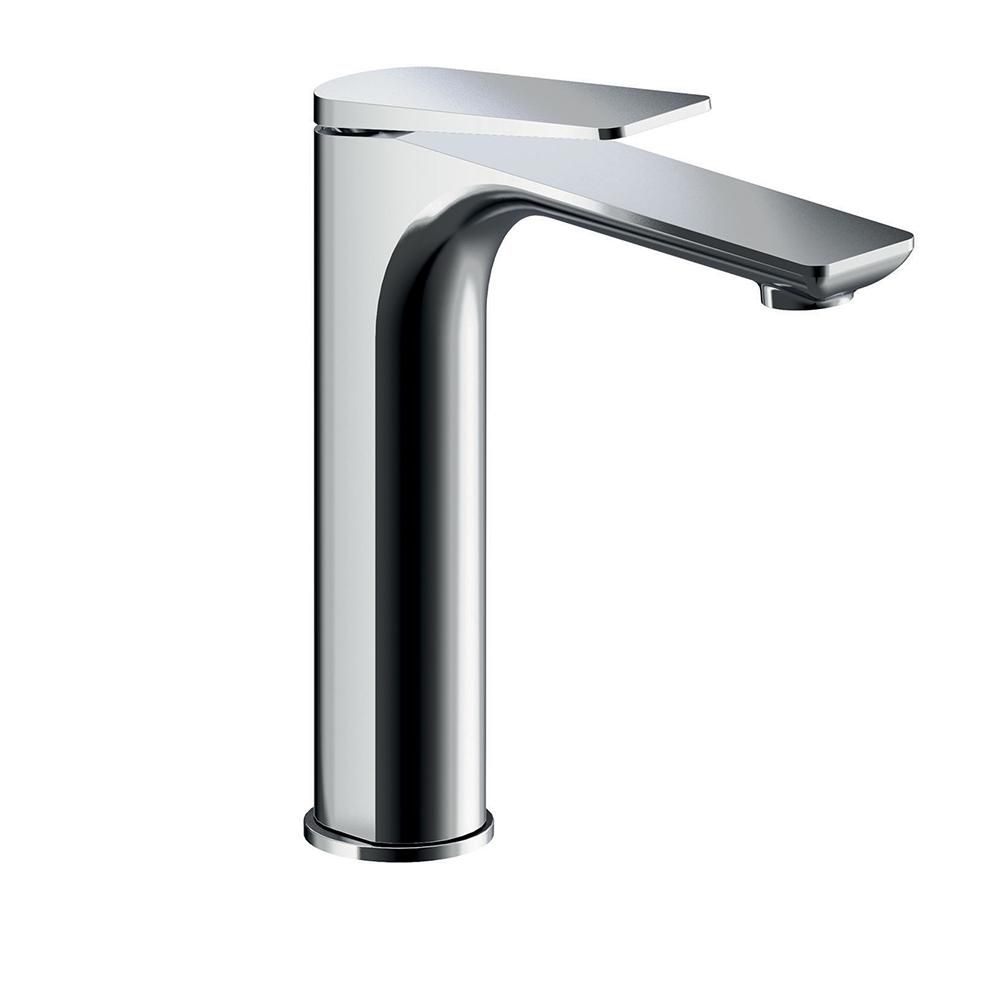 Mitigeur lavabo BLADE bec mi-haut avec vidage Up&Down. Chromé réf. BA22751