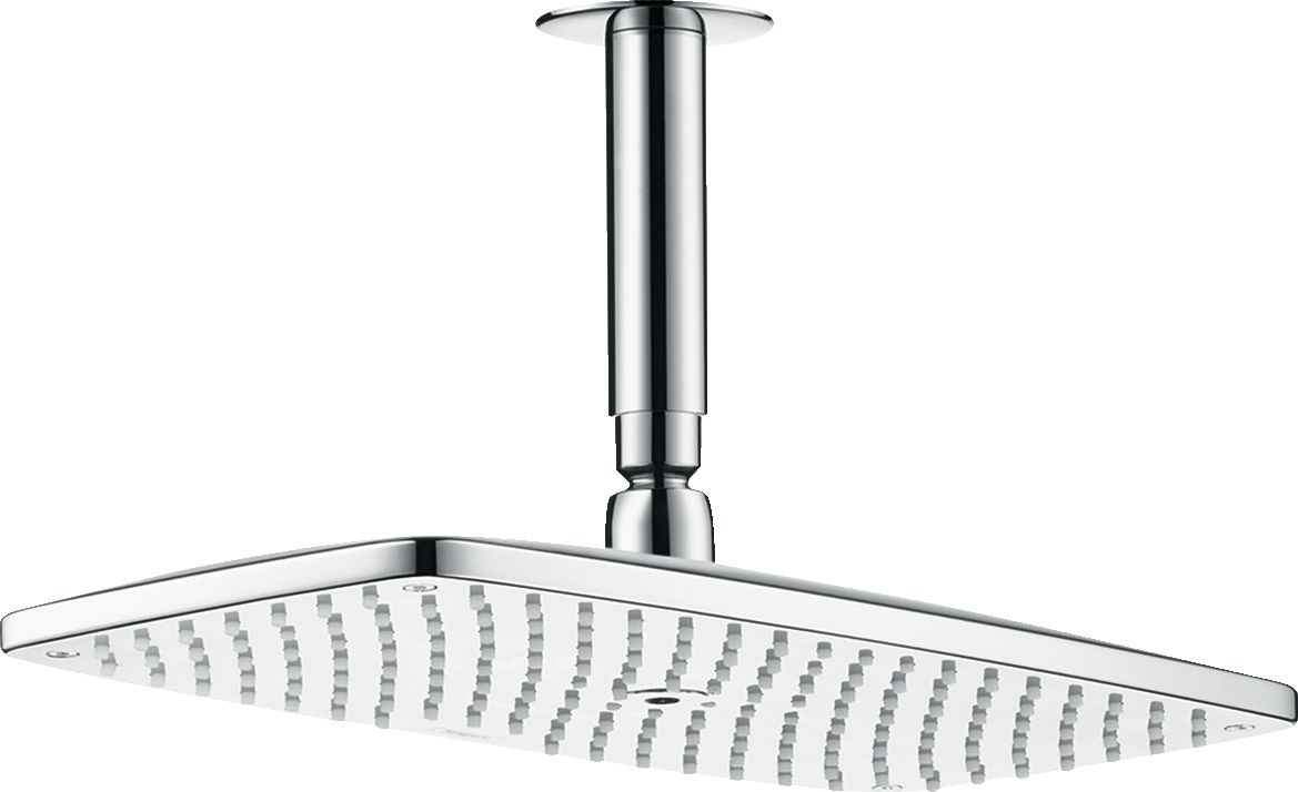 hansgrohe Raindance E Douche de tête 360 1jet EcoSmart avec raccord au plafond, Rouge doré brossé