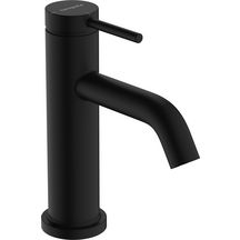 hansgrohe Tecturis S Mitigeur de lavabo 80 CoolStart sans tirette ni vidage, Noir mat