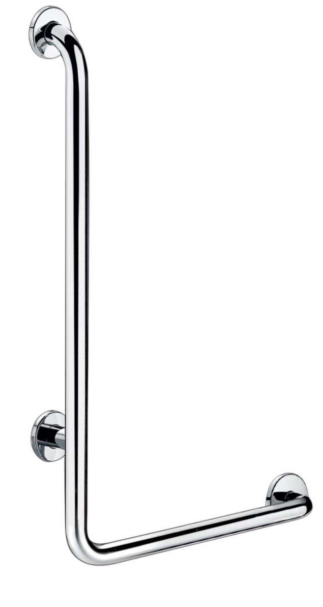 Poignée d'équerre droite D 32 750 x 450 mm inox poli brillant réf. 5070DP2