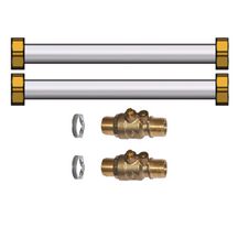 Kit tubulures de liaison vanne 3 voies interne/ kit de raccordement hydraulique colis JA35 réf. 100017827