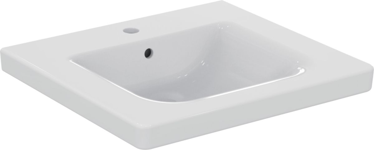 Lavabo-plan 60 x 55,5 cm Sanis blanc Réf. P007001