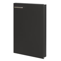 Habillage porte réfrigérateur cuisinette CLIPMETAL COLOR, Coloris Anthracite