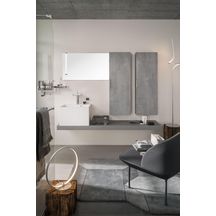 Miroir H 55 L 90 avec profil support accessoires réf. MIR5590P