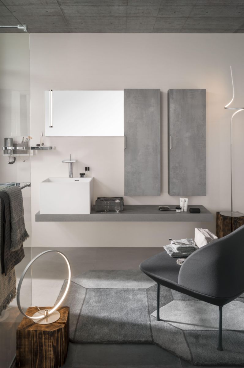 Miroir H 55 L 90 avec profil support accessoires réf. MIR5590P