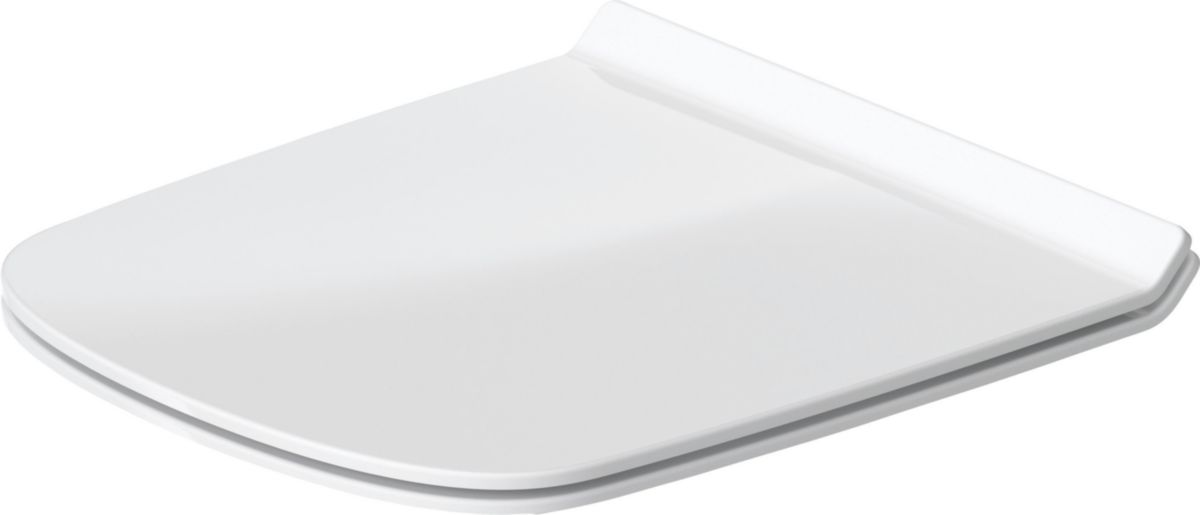 Abattant Durastyle blanc charniere inox avec softclose réf. 63790000