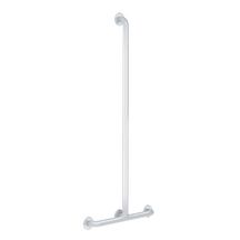 Barre de maintien en T D 32 pour siège de douche nylon HR brillant blanc réf. 5440N