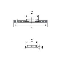 Support plancher THERMINOX TI, diamètre 150 mm SP 150 TZ Réf. 20150081/9999