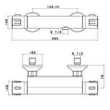 Mitigeur thermostatique douche Concerto C3