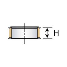 Elément droit INOX-INOX, diamètre 230 mm, Lg: 10 cm ED 100 230 I Réf. 31230002/9999