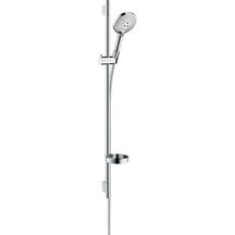 hansgrohe Raindance Select S Ensemble de douche 120 3jet EcoSmart avec barre Unica'S puro 90 cm et porte-savon, Chrome