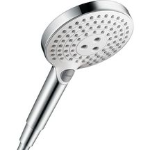 hansgrohe Raindance Select S Douchette à main 120 3jet EcoSmart, Noir chromé brossé